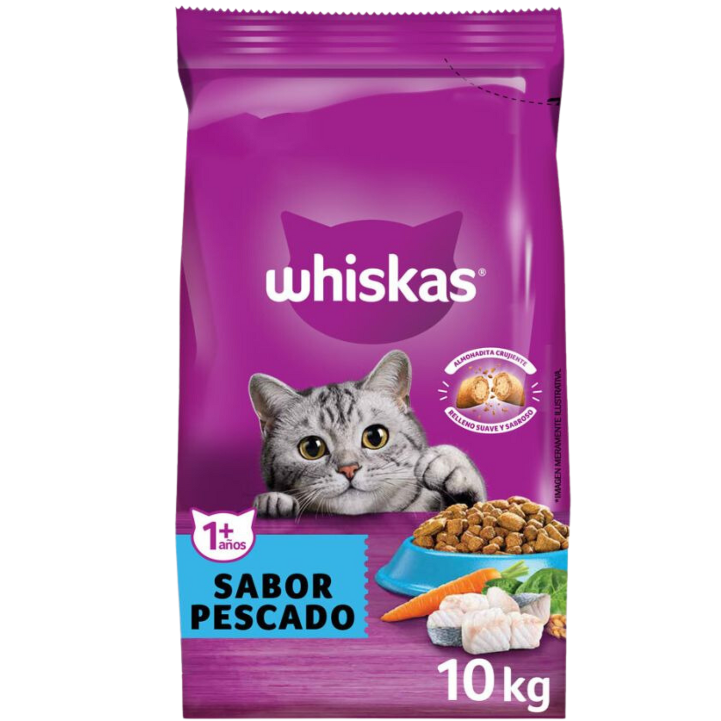 Whiskas Gato Adulto Pescado 10KG