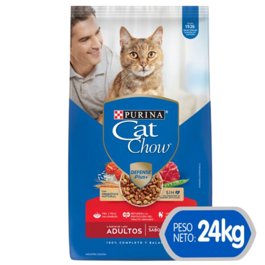 Cat Chow  de Carne 24 KG