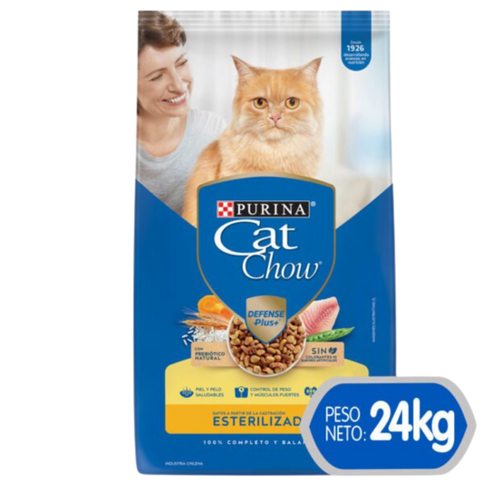 Cat Chow Esterilizado 24 KG