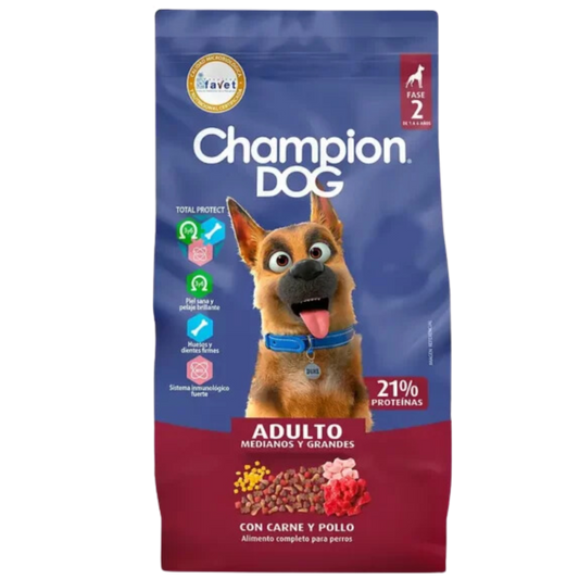 Champion Dog Adulto Carne y Pollo 18 kg