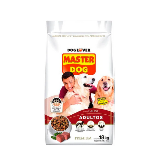 master dog adulto carne 18 kg