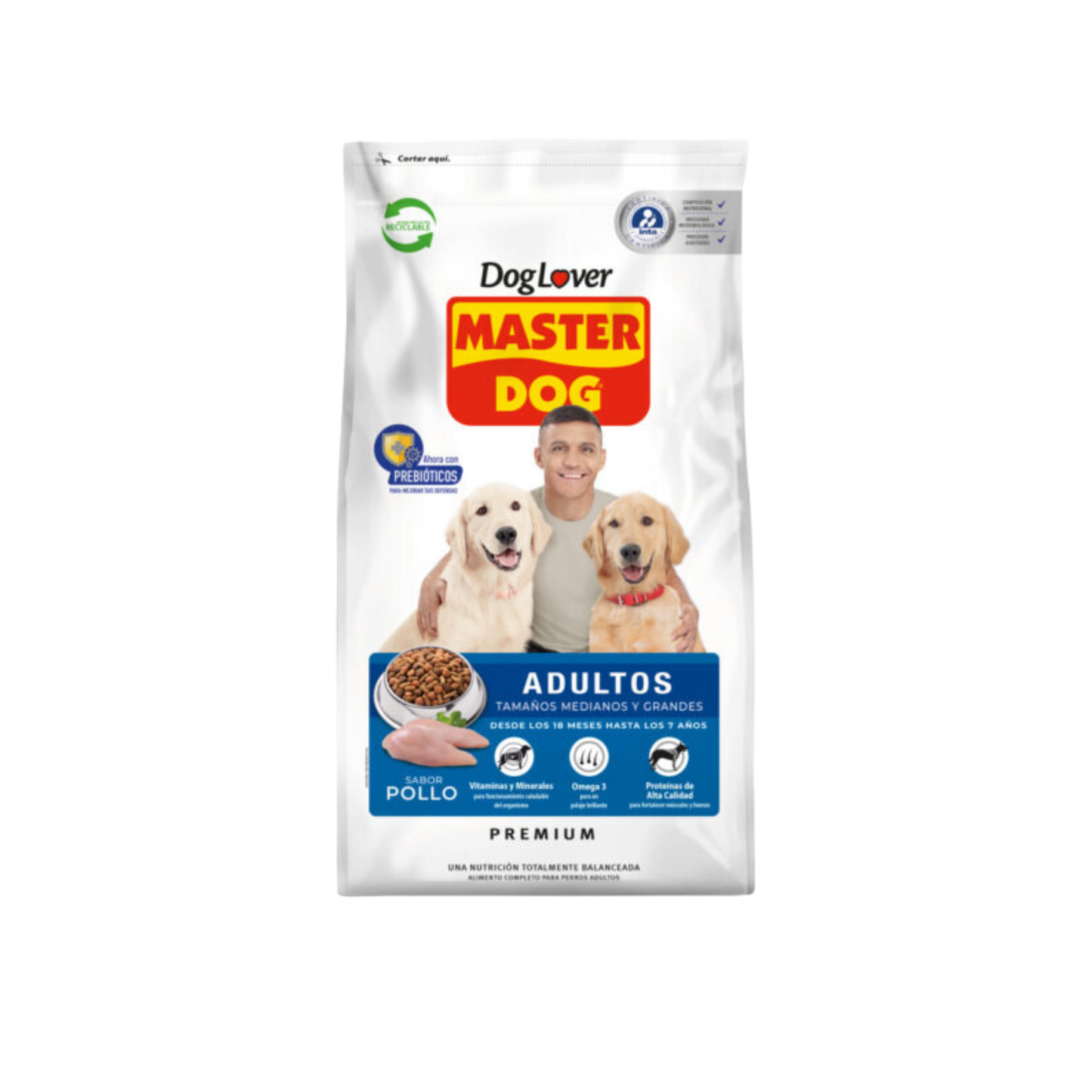 Master Dog Adulto Pollo 18 KG