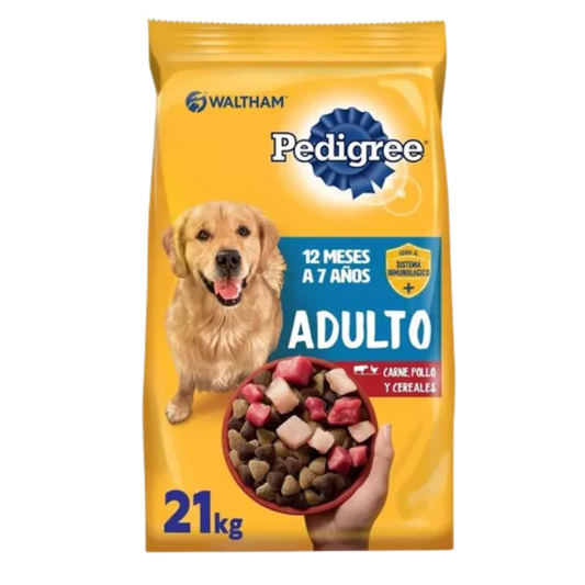 Pedigree Adulto Carne y Pollo 21 KG