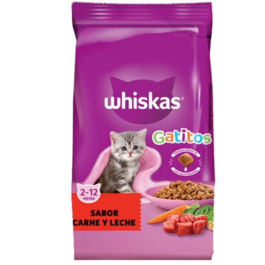 Whiskas Gatitos Carne Leche 10 KG